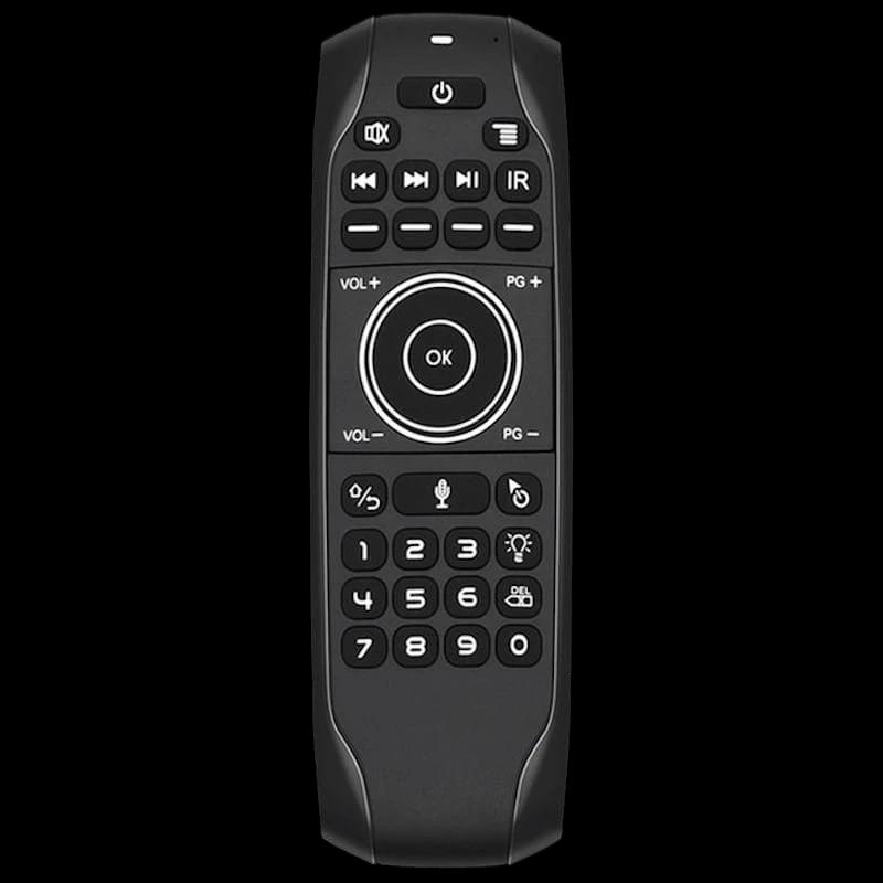 Air Mouse e Mini Teclado G7V Pro Gyro Voz Retroiluminada