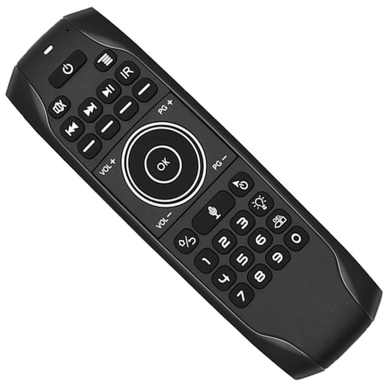 Air Mouse e Mini Teclado G7V Pro Gyro Voz Retroiluminada - Adaptável