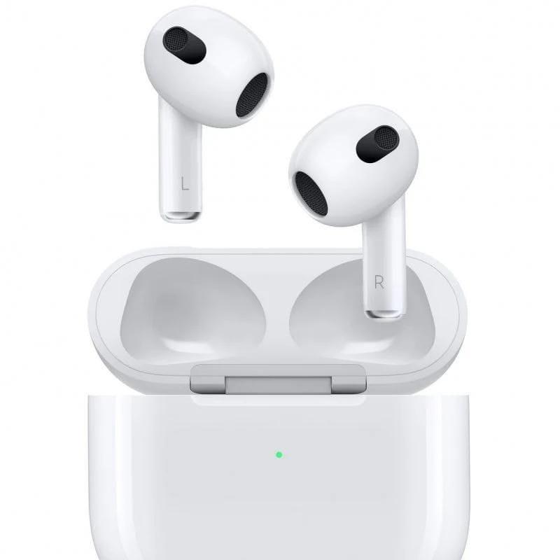 Apple AirPods 3ra Generación Bluetooth 5.0 IPX4 Blanco - Auriculares inalámbricos imagen con el estuche de carga