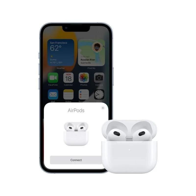 Apple AirPods 3ra Generación Bluetooth 5.0 IPX4 Blanco - Auriculares inalámbricos imagen con la app