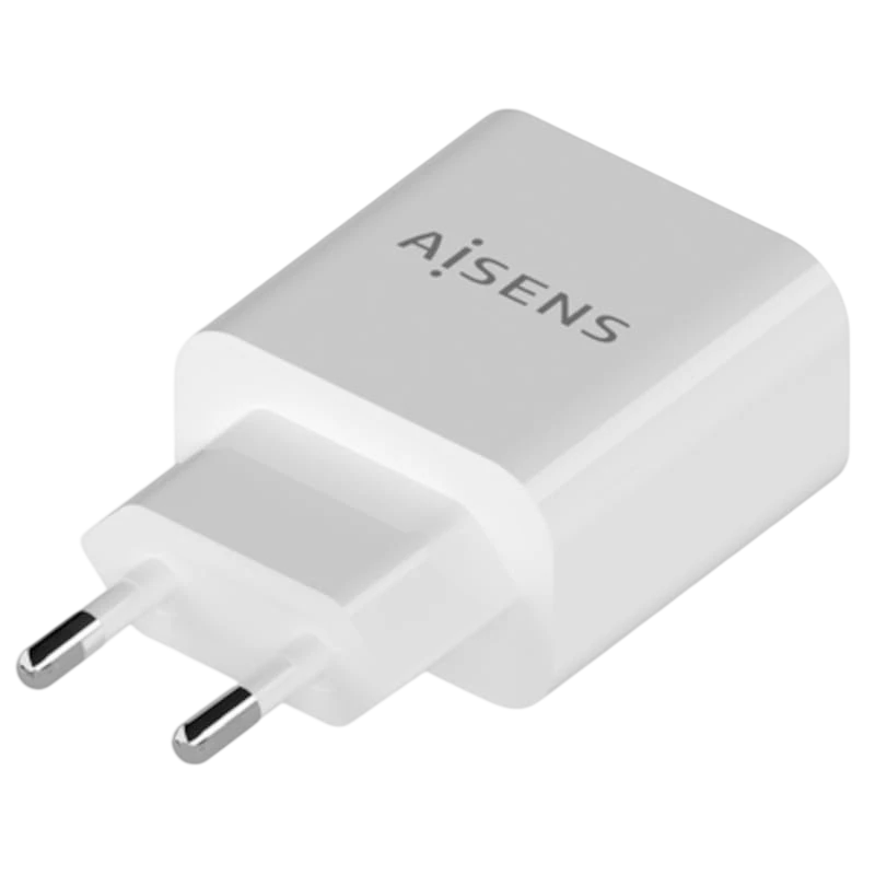 Aisens A110-0681 20W USB-C USB-A Blanco - Cargador de Pared