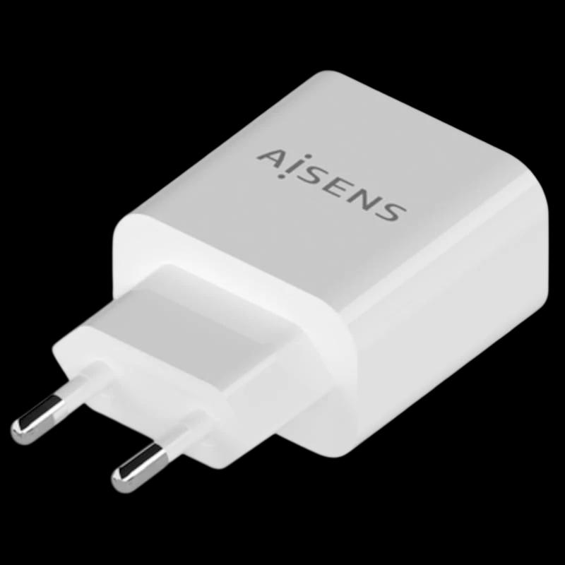 Aisens A110-0681 20W USB-C USB-A Blanc - Chargeur mural