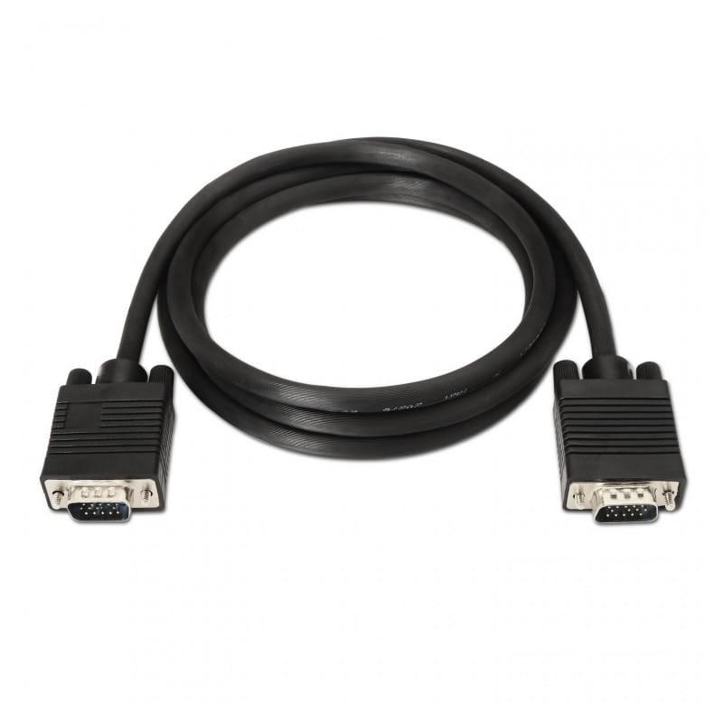AISENS A113-0068 VGA - VGA (D-Sub) Negro - Cable imagen frontal