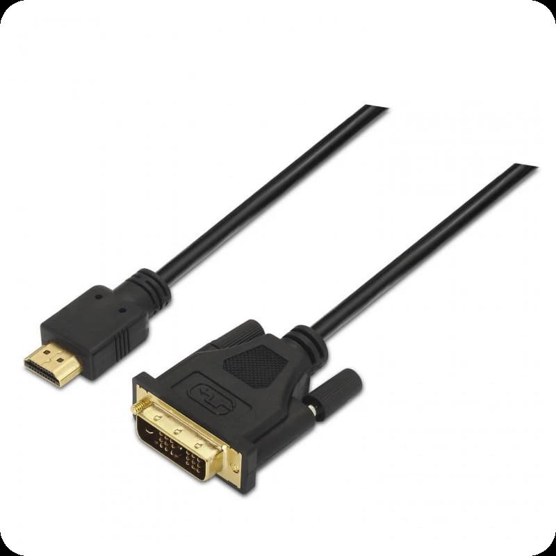 AISENS A117-0090 /HDMI - DVI 18+1 Negro - Adaptador