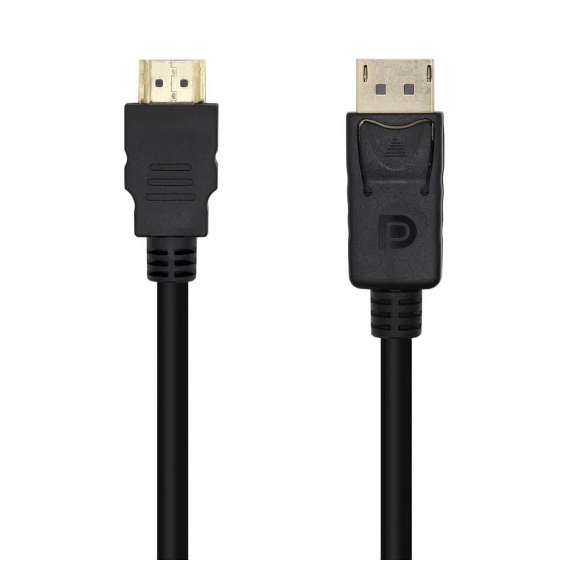 AISENS A125-0460  DisplayPort A HDMI 1 Metro Negro - Cable