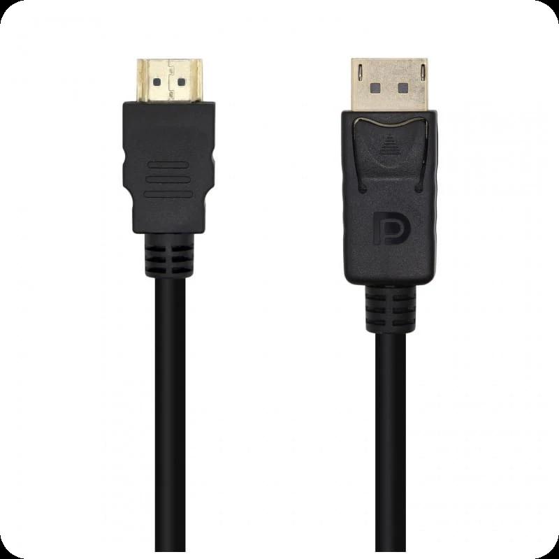AISENS A125-0460  DisplayPort A HDMI 3 Metros Negro - Cable