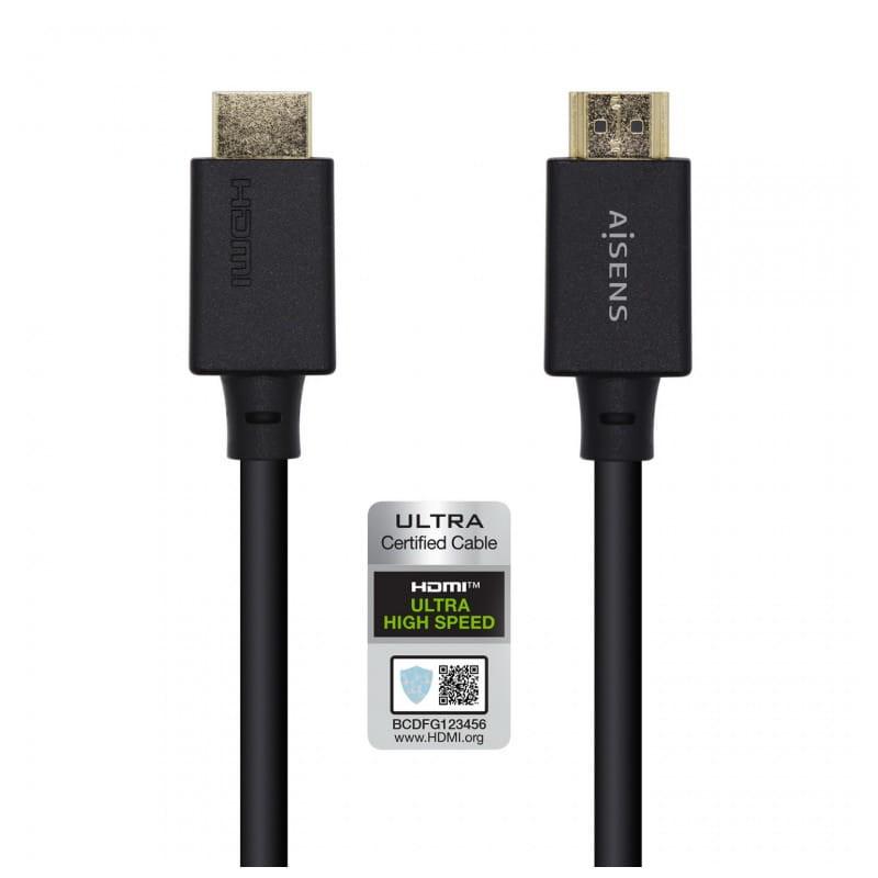 AISENS A150-0423 V2.1 / 2.0 metros  Negro- Cable HDMI certificación