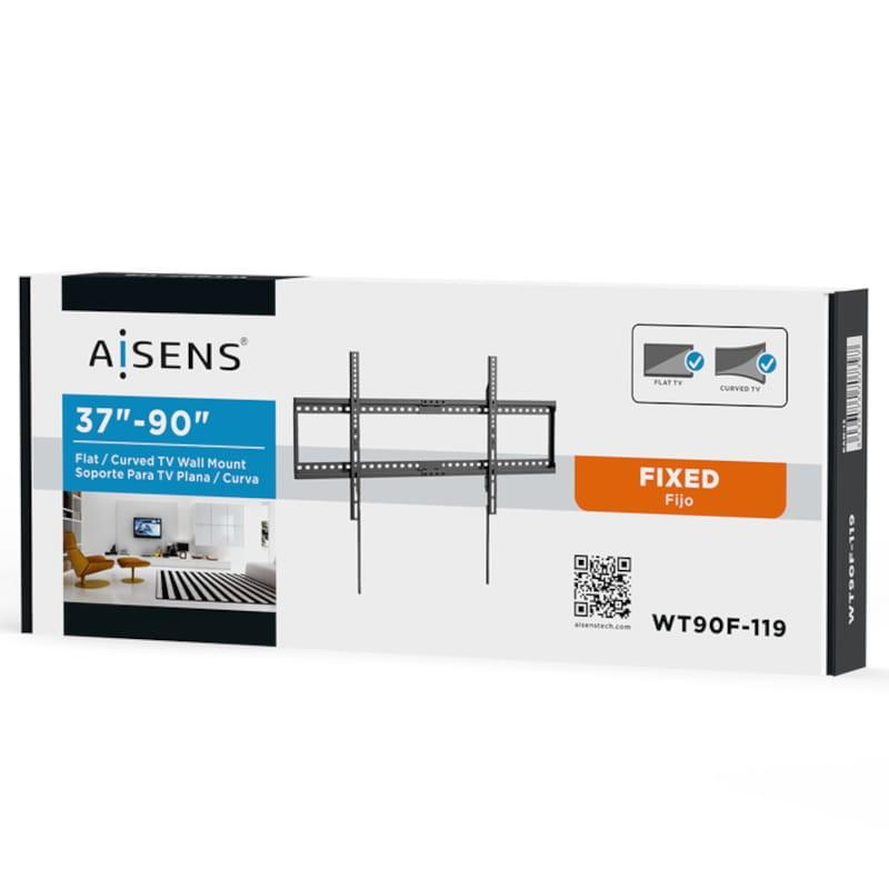 Monitor/Suporte TV AISENS ECO Ultra Slim 37-90 800x400 mm Caixa Preta