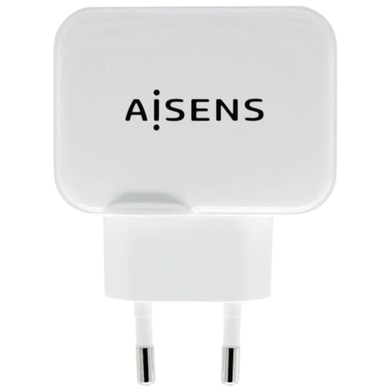 Cargador Aisens USB 17W 5V/3.4A Doble USB Blanco