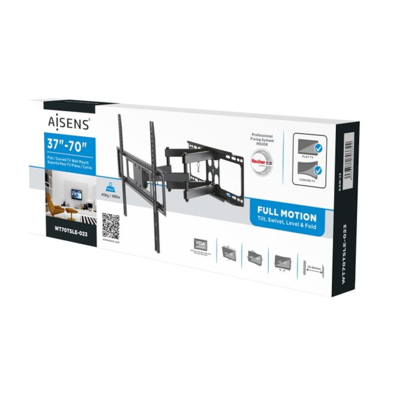 Soporte para TV Aisens WT70TSLE-023 Fijo 70 VESA 600x400 mm Negro Caja