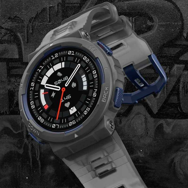 resistente al agua del Reloj inteligente Amazfit Active Edge Gris