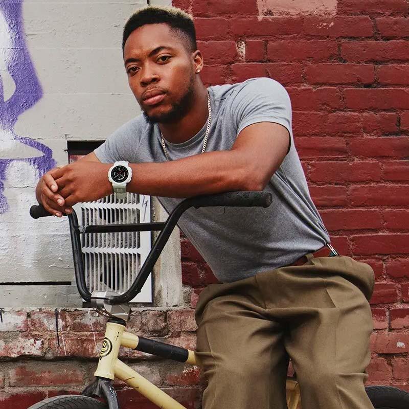 foto real del Reloj inteligente Amazfit Active Edge Verde