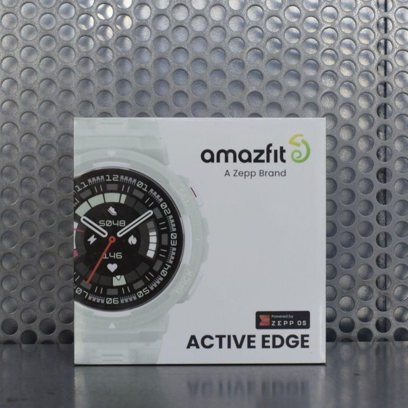 Foto real de la caja del Reloj inteligente Amazfit Active Edge Verde