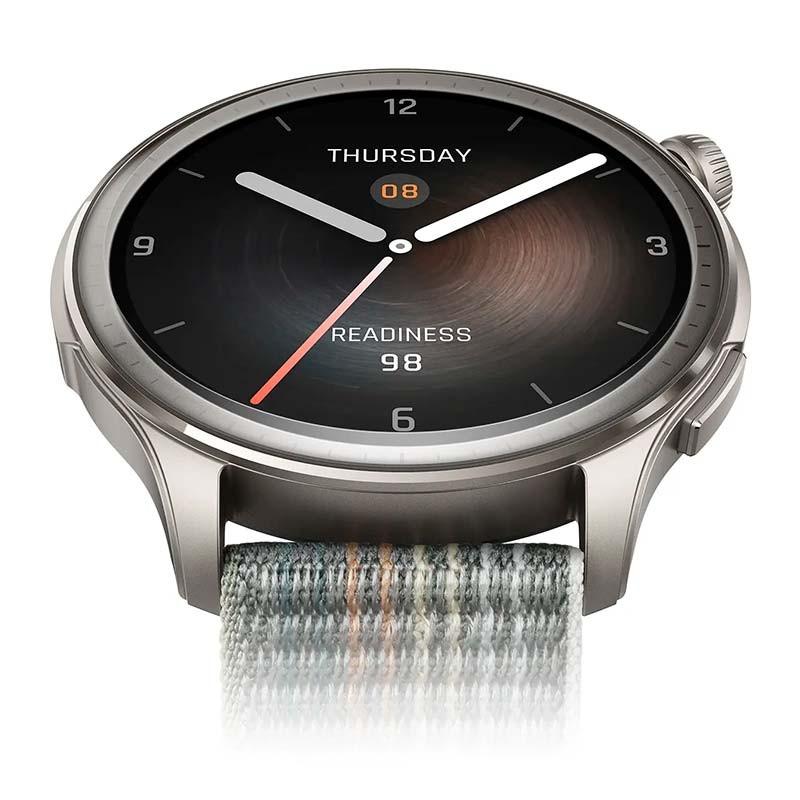 Vista inferior do Relógio Inteligente Amazfit Balance Cinzento