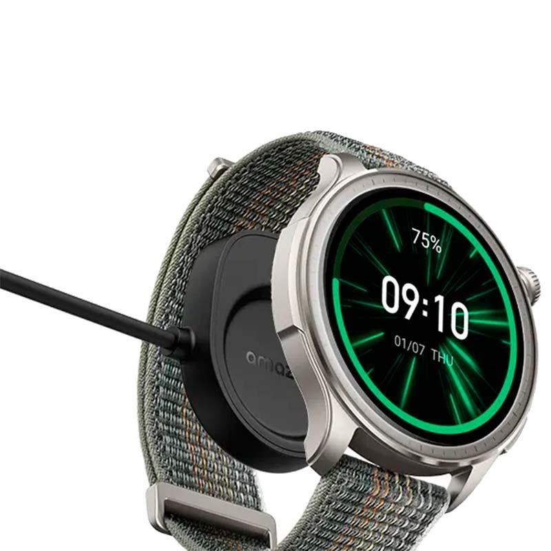 Carregamento magnético do Relógio Inteligente Amazfit Balance Cinza