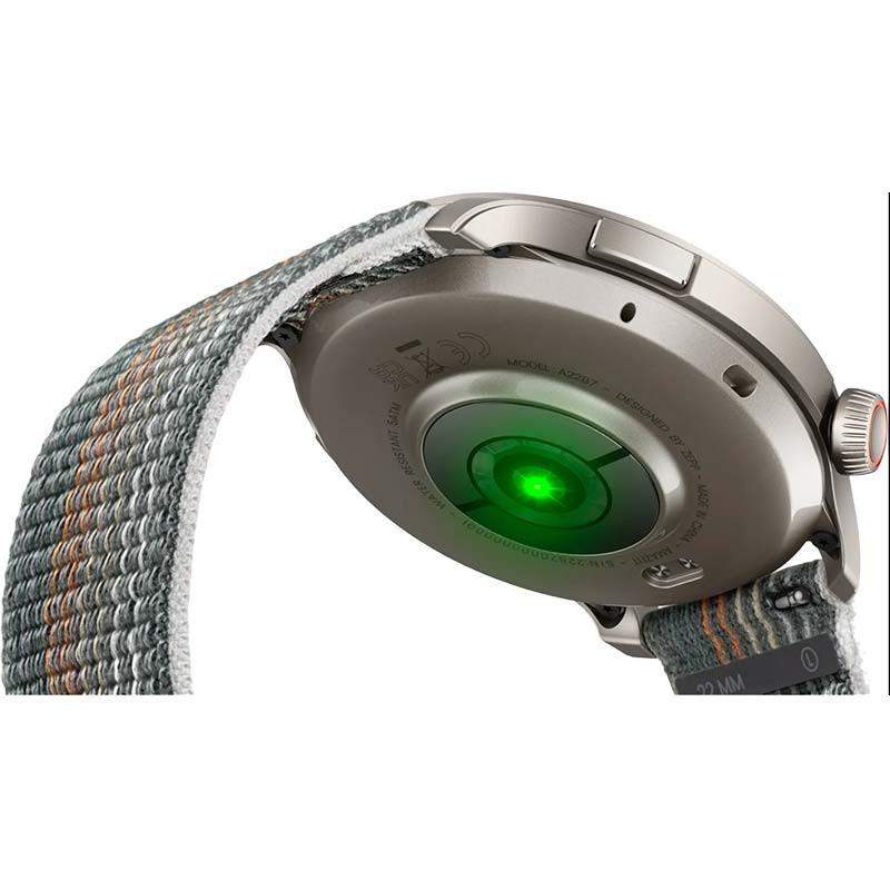 Vista traseira do Relógio Inteligente Amazfit Balance Cinzento