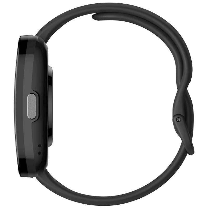 vista lateral del Reloj inteligente Amazfit Bip 5 Negro