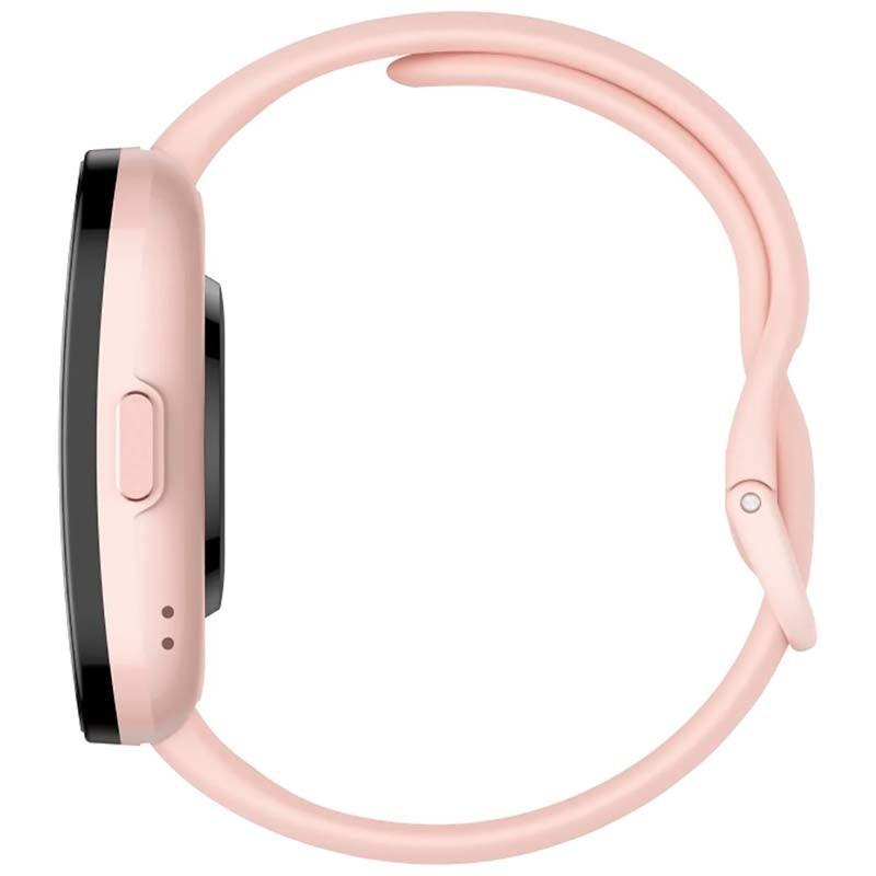 vista lateral del Reloj inteligente Amazfit Bip 5 Rosa