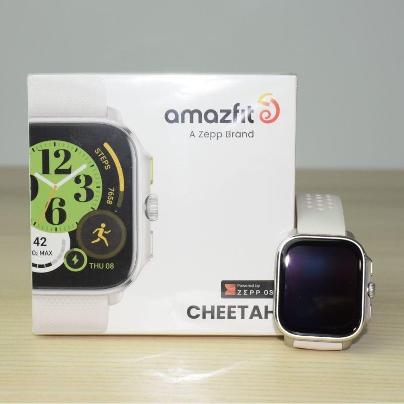 foto real frontal del Reloj inteligente Amazfit Cheetah Square