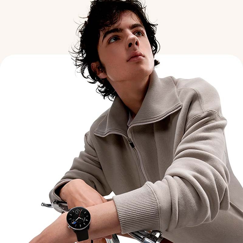 Foto real do Amazfit GTR Mini Black Smart Watch