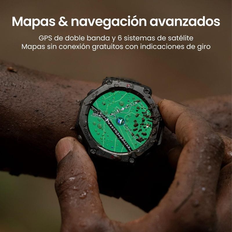 Pantalla de Amazfit T-Rex 3 Lava - Reloj Inteligente