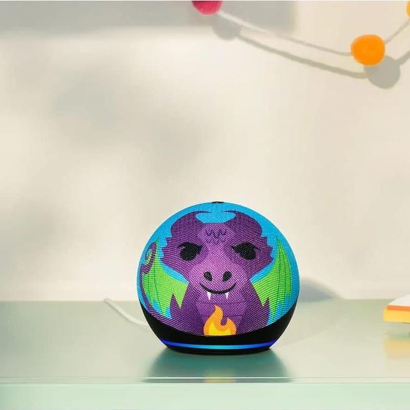 Amazon Echo Dot Kids (5.Gen) Morado - Altavoz Inteligente - Control