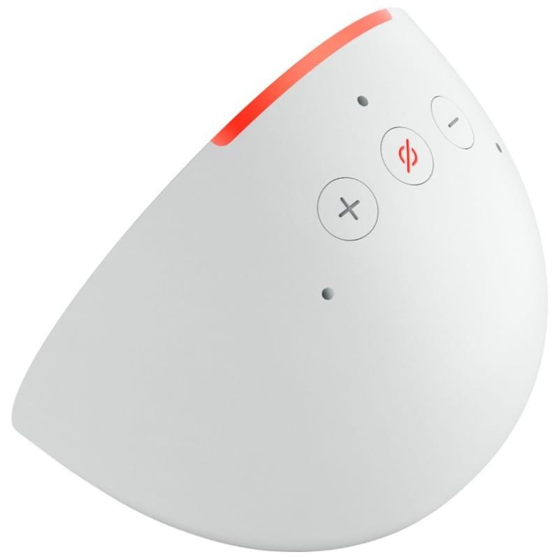 Vue latérale de l'Amazon Echo Pop 1ère Génération Blanc