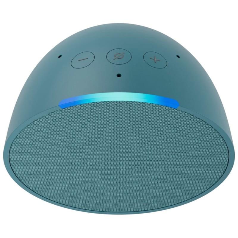 vista superior del Amazon Echo Pop 1 Gen Verde Azulado