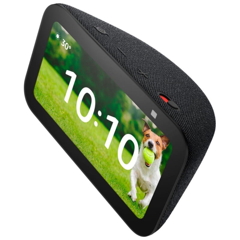 vista superior y frontal del Amazon Echo Show 5 (3ª generación) Antracita