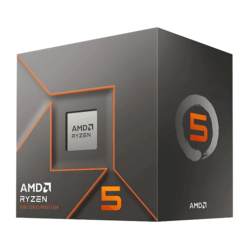 Processador AMD Ryzen 5 8400F 4,2 GHz com 6 núcleos e arquitetura Zen 4