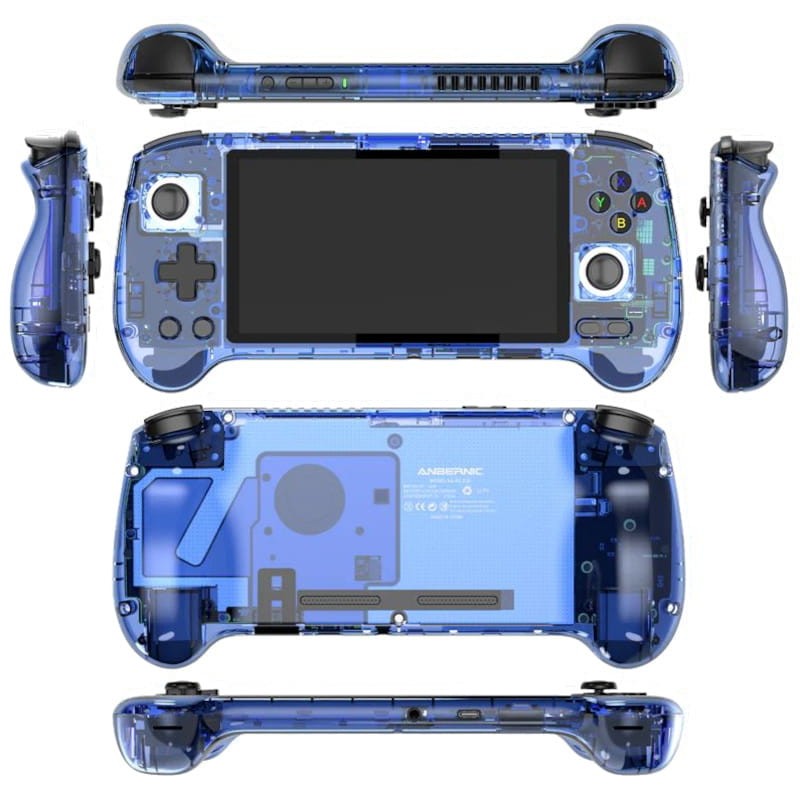 Latérales de Console Rétro Portable Anbernic RG556 Bleu