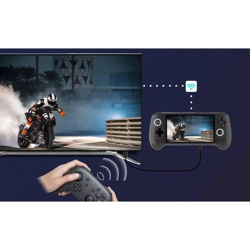 Contrôle de Console Rétro Portable Anbernic RG556 Noire