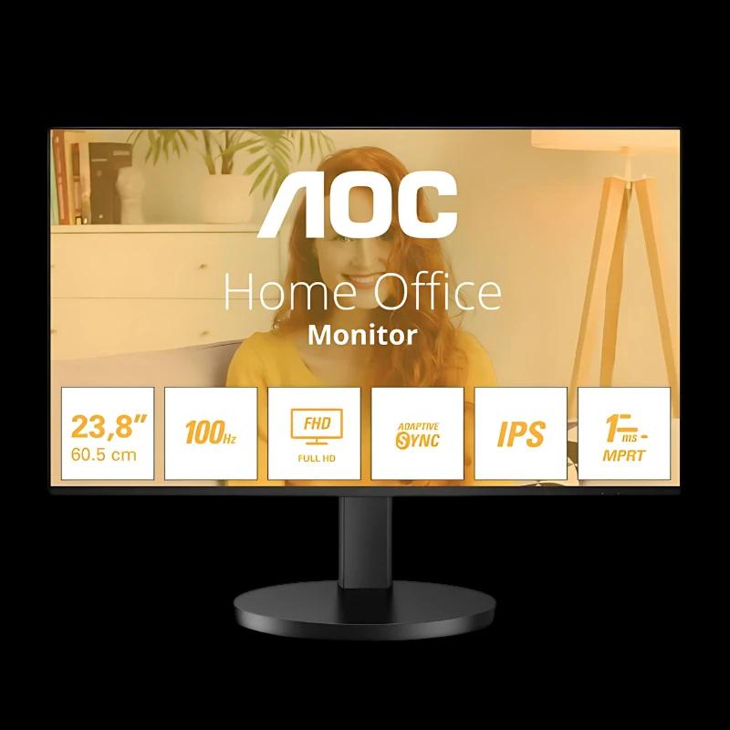AOC 24B3CA2 23.8 Full HD IPS 100 Hz Noir - Moniteur PC