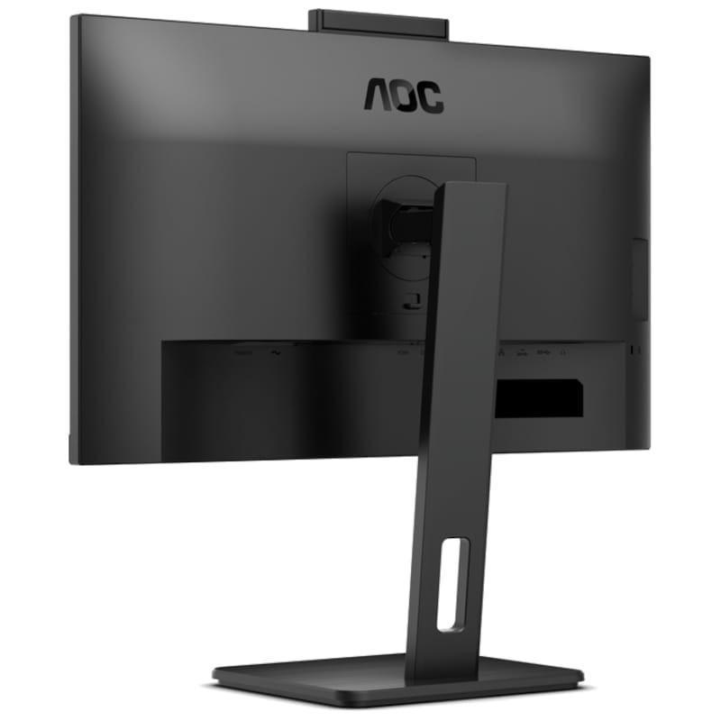 AOC 24P3CW 23.8 FullHD LED Noir - Moniteur PC vue arrière gauche