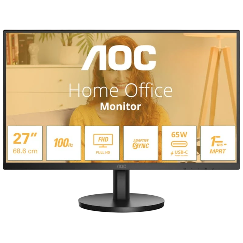 AOC 27B3CA2 27" FullHD IPS 100 Hz Negro - Monitor PC