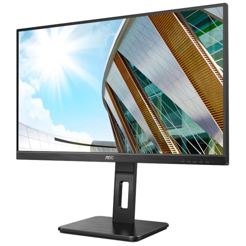 AOC 27P2Q 27 FullHD IPS Negro - Vista frontal izauierda