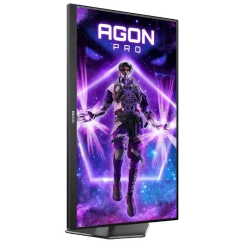 AOC AGON PRO AG256FS 24.5 Full HD Fast IPS Adaptive Sync Negro - Monitor PC Vista frontal pantalla vertical lado derecho
