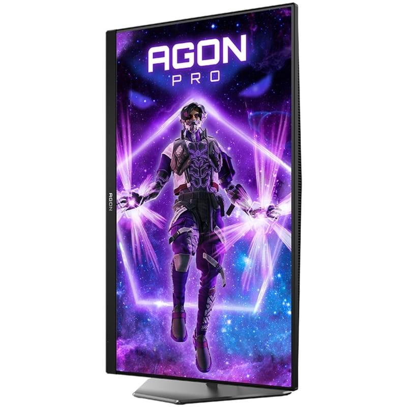 AOC AGON PRO AG256FS 24.5 Full HD Fast IPS Adaptive Sync Negro - Monitor PC Vista frontal pantalla en vertical lado izquierdo
