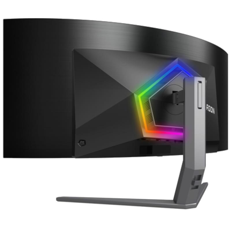 AOC AGON PRO AG456UCZD 45 WQHD OLED Light FX Preto - Monitor PC Vista Traseira Lado Esquerdo
