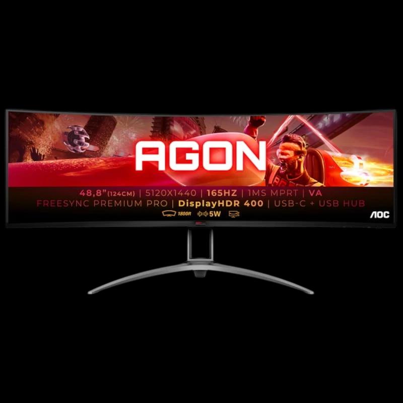 AOC B2 AG493UCX2 49 2K Quad HD VA UltraWide Curvo 165Hz G-Sync Negro - Monitor Gaming