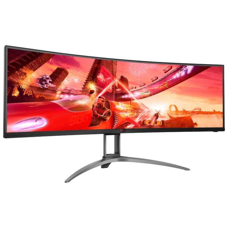 AOC B2 AG493UCX2 49 2K Quad HD VA UltraWide Curvo 165Hz G-Sync Negro vista frontal lado derecho