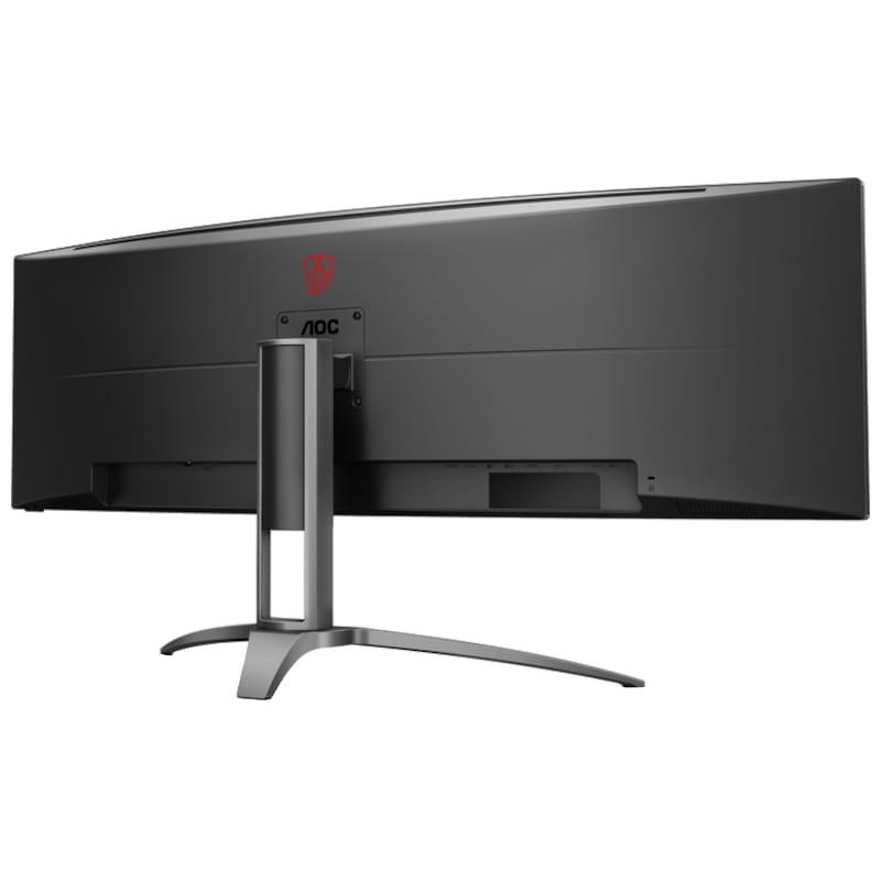 AOC B2 AG493UCX2 49 2K Quad HD VA UltraWide Curvo 165Hz G-Sync Negro vista trasera lado derecho
