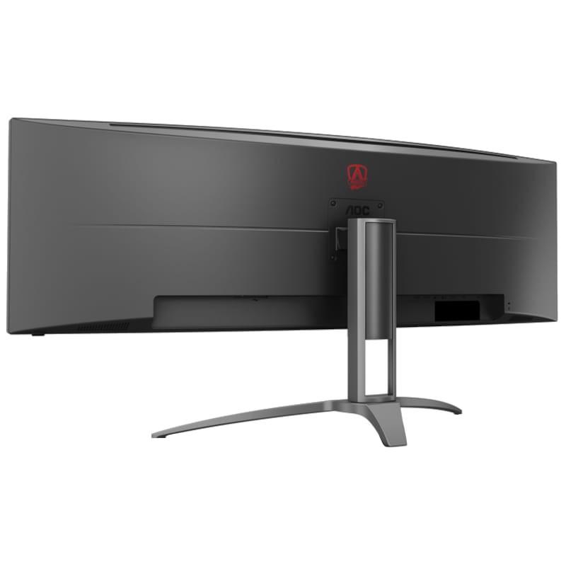 AOC B2 AG493UCX2 49 2K Quad HD VA UltraWide Curvo 165Hz G-Sync Negro vista lado izquierdo