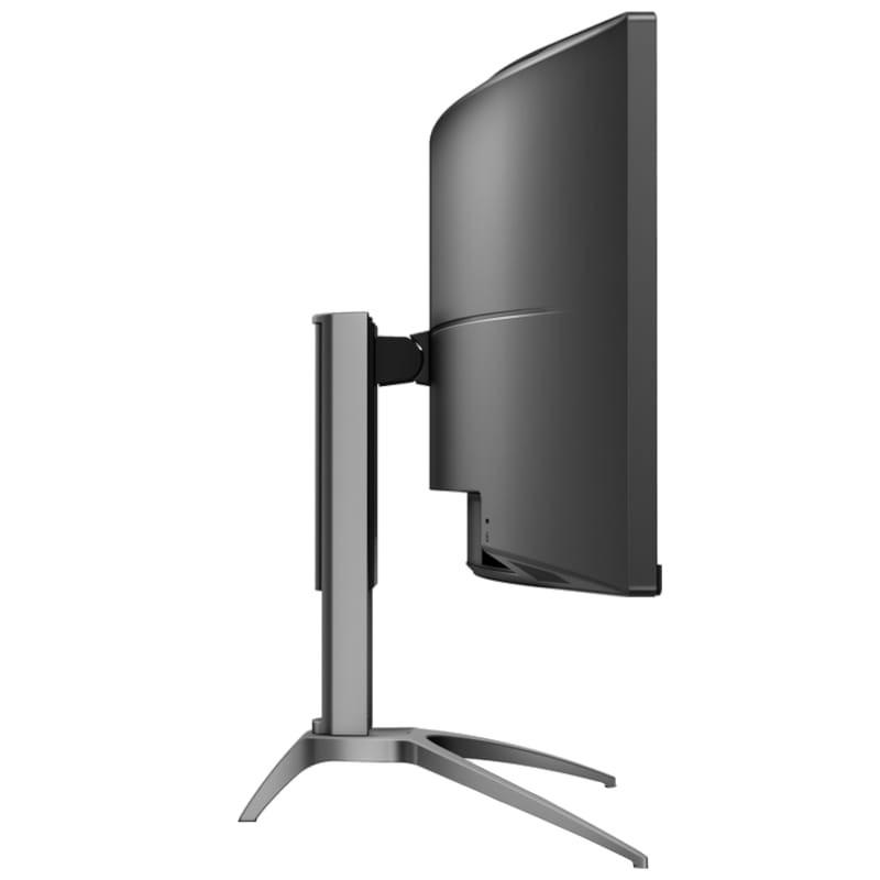 AOC B2 AG493UCX2 49 2K Quad HD VA UltraWide Curvo 165Hz G-Sync Negro vista lateral