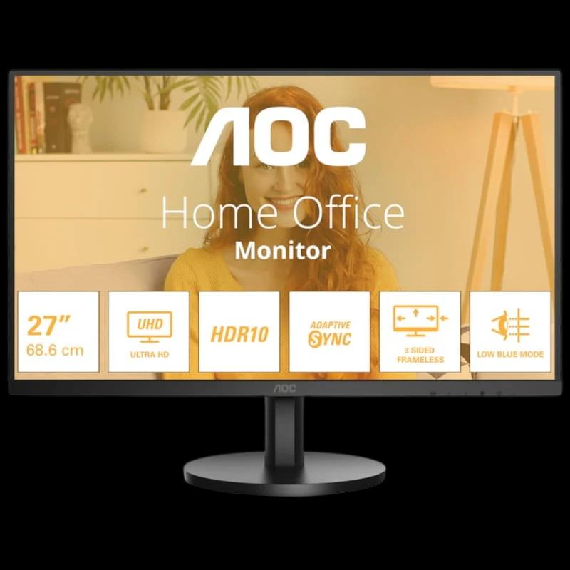 AOC B3 U27B3M 27 4K Ultra HD VA AdaptiveSync Negro - Monitor PC