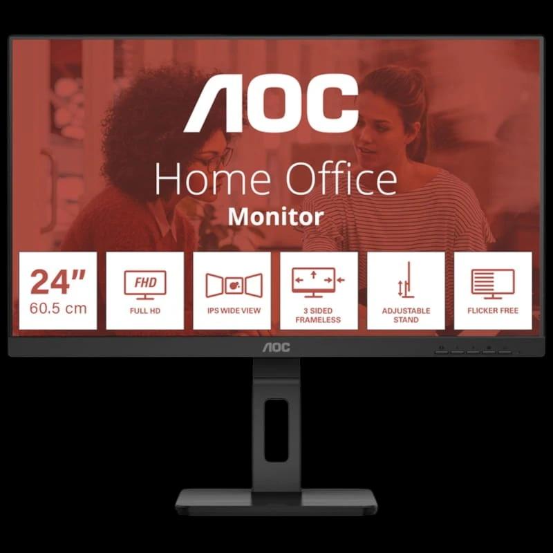 AOC E3 24E3QAF 24 FHD IPS Noir - Moniteur PC