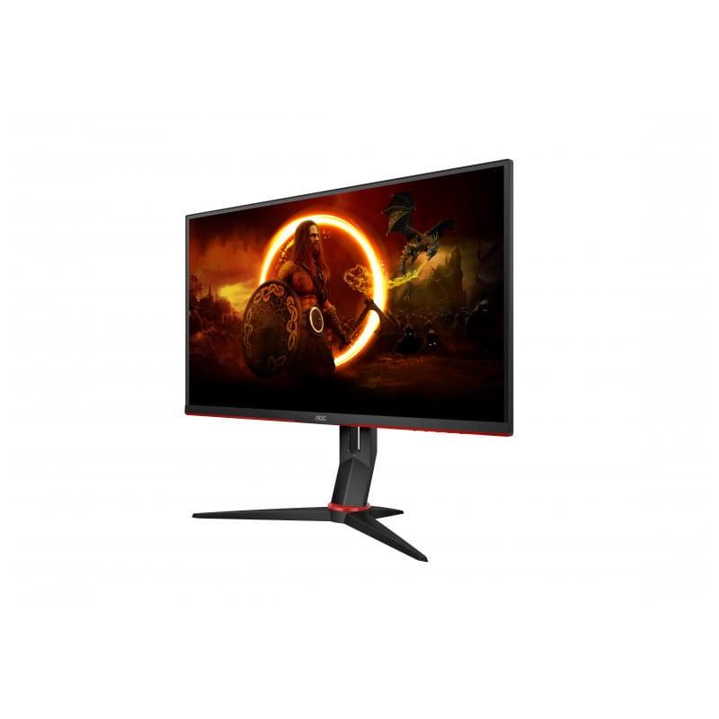 AOC G2 27G2ZN3/BK 27 Full HD LCD Fast VA Noir, Rouge - Image latérale du moniteur PC