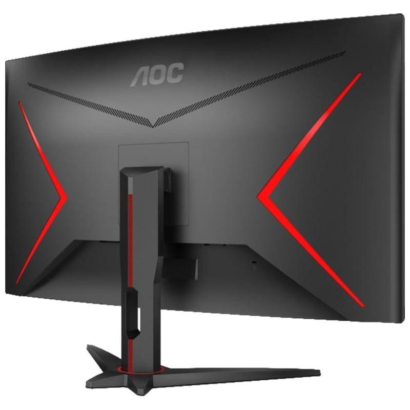 Conexiones de AOC G2 C32G2ZE/BK 32 Full HD VA 240 Hz Curva FreeSync Negro Rojo - Monitor Gaming