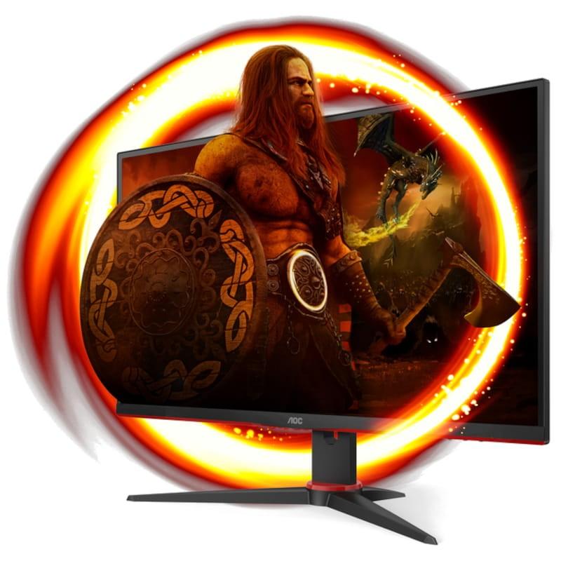 AOC G2 Q27G2E/BK 27 2K QHD VA 155 Hz Freesync Premium Negro Rojo - Monitor PC Freesync Premium