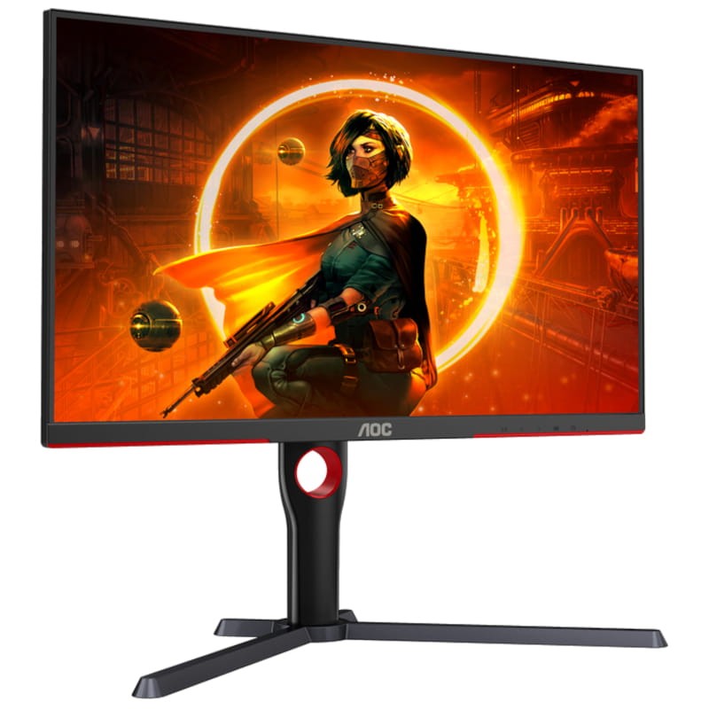 AOC G3 Q27G3XMN/BK 272K Ultra HD LED HDR 1000 Negro - Monitor Vista frontal lado derecho